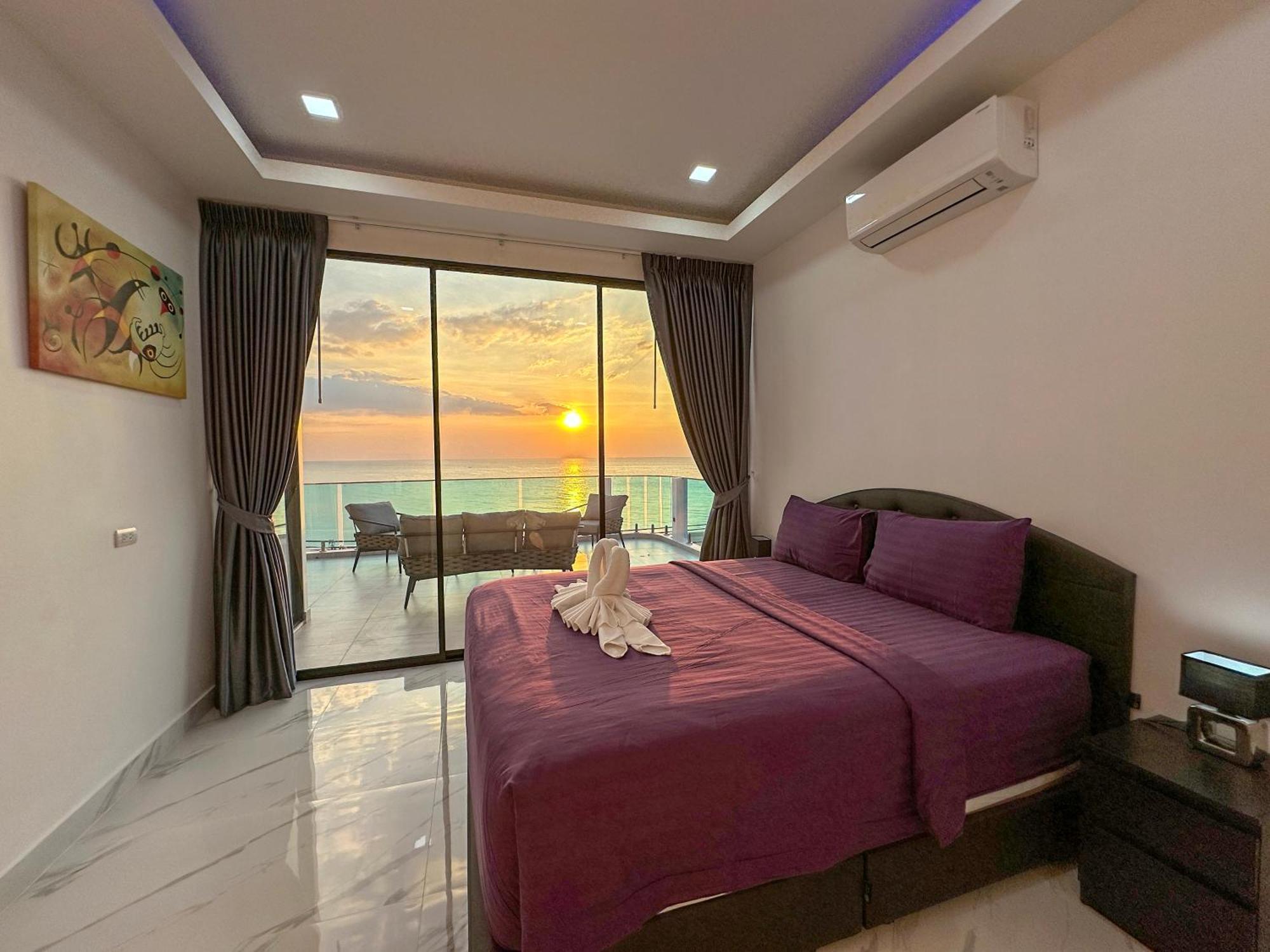 Stunning Beachfront View Luxurious Apartment 40 Jomtien Beach Eksteriør billede