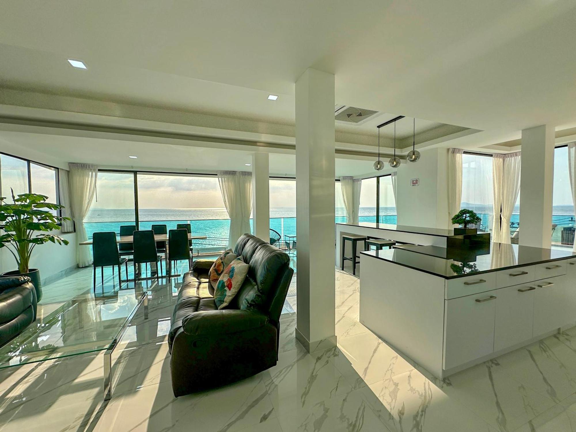 Stunning Beachfront View Luxurious Apartment 40 Jomtien Beach Eksteriør billede