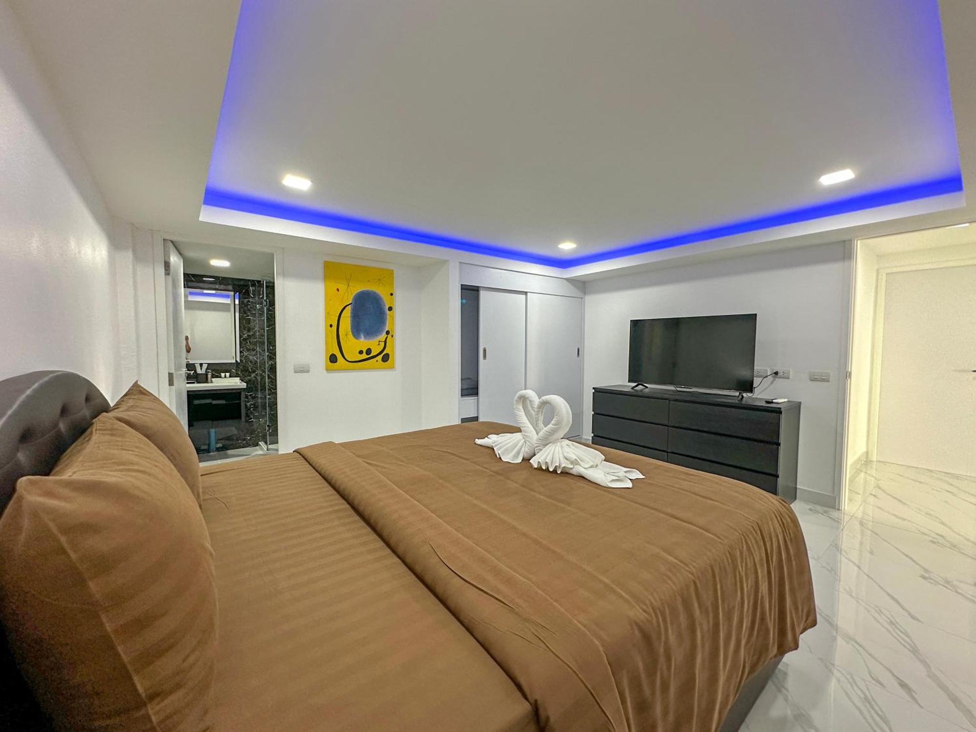 Stunning Beachfront View Luxurious Apartment 40 Jomtien Beach Eksteriør billede